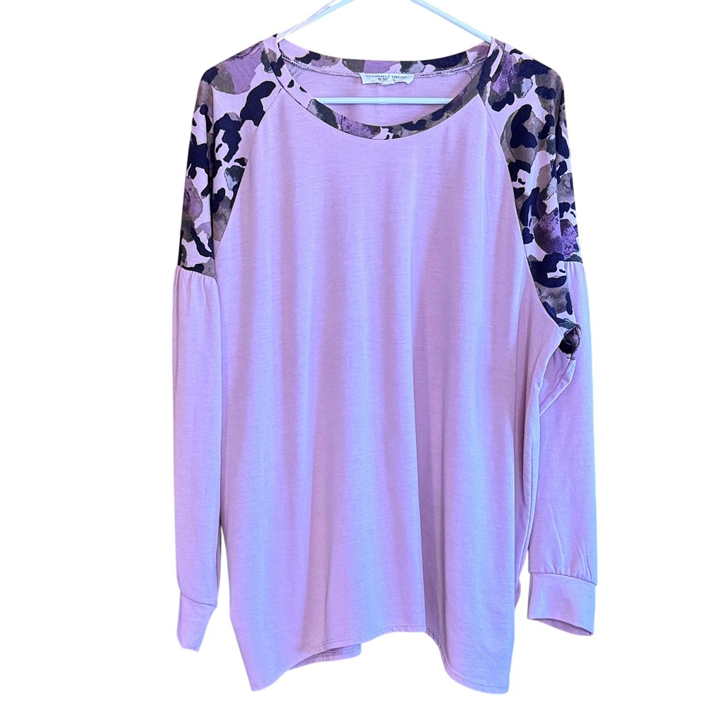 Alchemy Thread Raglan Sleeve Pink Camo Print XXL Made in‎ China